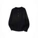 Men's Oversized Knit Sweater - Loose Fit Casual Pullover With Jacquard Pattern (Crewneck, Long Sleeve) In Beige, Gray, Black, Red, Green (M-4xl)_viptrois.com