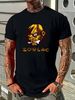ZORLAC SKATEBOARDS ORANGE LONG HAIRED MONSTER SKATEBOARDING T SHIRT DESIGN Breathable Graphic Slightly Casual Fashion Comfortable Stylish Summer_viptrois.com