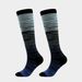 New multi-color gradient striped pressure socks selling sports mid-tube socks for men and women compression socks_viptrois.com