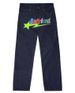 Men's Clothing style letter printed jeans men's high street fashion trend loose straight casual trousers trend_viptrois.com