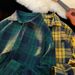 Men's Clothing Retro Long Sleeve Shirt Men's Vintage Plaid Long Sleeve Shirt – Casual Flannel Shirt With Brushed Lining_viptrois.com