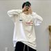 Street Letter Print Pure Cotton Inner Wear Screw Neck Long Sleeve T-Shirt Men Autumn American Style Trendy Casual Loose_viptrois.com