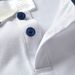 Mother&Kids Children's preppy boys' short-sleeved T-shirt Summer cotton bead lapel short-sleeved polo shirt_viptrois.com