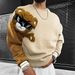Men's Digital Print Hoodie Streetwear Casual Long Sleeve Pullover Sweatshirt For Teens & Young Adults_viptrois.com