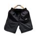 Men's Summer Quick Drying Embroidered Shorts Korean Style Fashionable Sporty Versatile Comfortable Beach Five Point Pants_viptrois.com