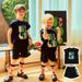 Children's Boy And Girl SuitsSummer New Bebebe Korean Version Children's Casual English Short Sleeved Shorts Suit_viptrois.com
