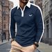 Pulse European And American Style Turn-down Collar Cross-border Two-piece Sports Polo Shirt For Men 24 New Version_viptrois.com