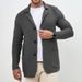 Men's Knit Blazer Cardigan – Slim Fit Long Sleeve Open Front Sweater (S-XXXL, Navy/Black/Charcoal/Khaki/Olive)_viptrois.com