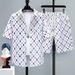 Men's Clothing Summer New Men's Shirts Shirts Home Clothes Sets Shorts Casual Pants Teenagers Fashion Two Piece Set_viptrois.com