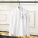 Men's Clothing Men's Trendy And Stylish Five Star Hot Stamped Rhinestone Plum Blossom Print Casual Shirt Brand Element_viptrois.com