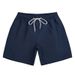 New Men's Quick Drying Swim Trunks Solid Color Casual Beach Shorts Four Point Lined Design_viptrois.com