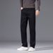 Men's Premium Stretch Dress Pants – Comfortable Straight Fit Business Casual Trousers, Mid-Rise Waist & Breathable Cotton Blend_viptrois.com