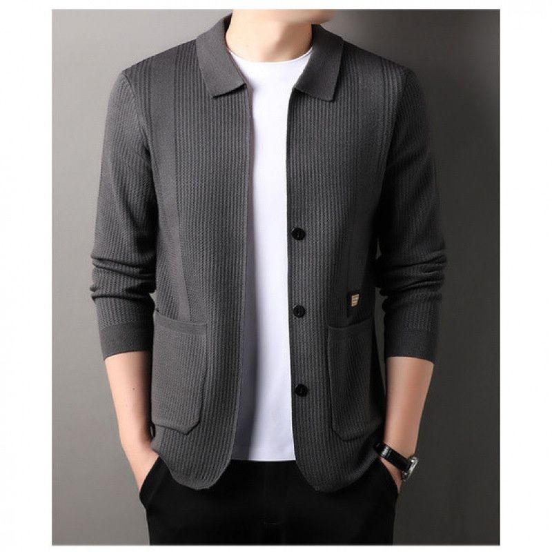 Loom Cross-Border Foreign Trade European American Knitted Cardigan Sweater Spring And Autumn New Business Casual High-End_viptrois.com
