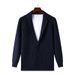 Top Grade Wool 5% New Brand Fashion Knit Korean Style Cardigan Men Slim Fit Sweater Casual Solid Coats Jacket Mens Clothes 2023_viptrois.com
