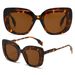 Men's Sunglasses Fashion Color Matching Large Frame Sunglasses Uv400 Cross Border Personality Cat Eye Ladies Fashion All Match New Style_viptrois.com
