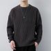 Cross-Border Source Fashion Jacquard Round Neck Thick Knit Sweater For Men Winter New Youth Thickened Warm Base Shirt_viptrois.com