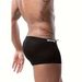 Men's Clothing Boxer Solid Color Tight Sports Drawstring Shorts Simple Swimming Trunks_viptrois.com