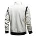 Men's Clothing Men's Leather Jacket European And American Large Size Boys PU Leather Jacket Stand Collar Knitted Hooded Men's Jacket Korean Style_viptrois.com
