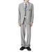 DK Men's Black Suit Casual Youthful School Style Japanese Uniform for Graduation Class Attire Set with Suit And Trousers_viptrois.com