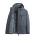 Padded-on Men's Velvet Thickened Removable Cap Casual Loose Padded Clothes Middle-aged And Elderly Warm Padded Jacket Men_viptrois.com