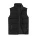Men's Quilted Vest – Thickened Polyester Puffer Sleeveless Jacket, Oversized Fit With Side Pockets (M-5XL) Streetwear Layering Piece_viptrois.com