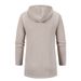 Men's Fleece-Lined Hooded Knit Jacket - Long Sleeve Casual Coat With Sherpa Collar, Slim Fit Mid-Length Cardigan For Winter & Urban Style_viptrois.com
