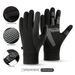 Men's Gloves Winter Sports Warm Gloves Men's Non Slip Outdoor Sports Waterproof Touch Screen Plus Velvet Thickened Fitness Cycling Gloves_viptrois.com