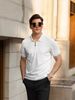 2026 Polo Shirt - Men's Sporty Casual Simple And Fashionable Zipper Short-sleeved T-shirt With Collar_viptrois.com