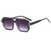Men's Sunglasses Contrast Color Double Beam Rivet Sunglasses For Men European And American Personality All Match Glasses Sports Candy Color Sunglasses_viptrois.com