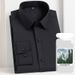 Men's Clothing Modal Stretch Long Sleeve Shirt - Wrinkle-Free, Breathable & Comfortable Business Casual Blouse, Soft Drape For Office & Everyday Wear_viptrois.com