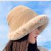 New Hairy Fisherman with Velvet Warm Cotton Women's Winter Lei Feng Ear Protection Plush Pot Hat_viptrois.com
