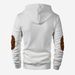 Men's Casual Hooded Pullover Sweatshirt With Color Block Design - Lightweight Polyester Streetwear For Everyday Comfort (S-2xl)_viptrois.com