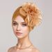 New Ladies Elegant Side Large Flower Ribbon Elastic Breathable Watermelon Hat Chemotherapy Hat Headscarf Hat_viptrois.com