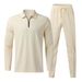 Men's Long Sleeved Sports Casual Two Piece Suit_viptrois.com