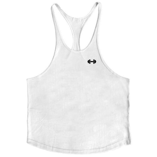 Summer Sports Fitness Vest Men's Loose Sweat-absorbing Breathable Fitness Suit Basketball Training Shows Muscle Thin Shoulder Straps_viptrois.com