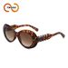 Two Circles Large Oval Frame Sunglasses - Fashion Retro Style For Women & Men (Model T1353)_viptrois.com