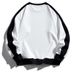 2026 Spring Autumn European-USA Style Fashion Outerwear Men's Cotton Round Collar Black White Splicing Long Sleeve Casual Loose Thick Sweatshirts_viptrois.com