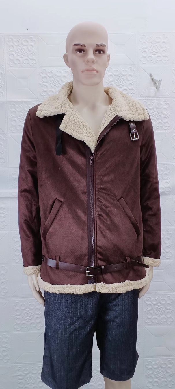 2026 European-USA Fashion Wintercoat Men's Fur Skin Integrated Leather-Like Faux Fur Thick Warm Zipper Jacket S-5XL_viptrois.com