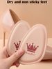 1/2pairs Forefoot Women High Heels Non-slip Pain Relief Insert Half Insoles Front Cushion Foot Care Shoe Pads Insole_viptrois.com