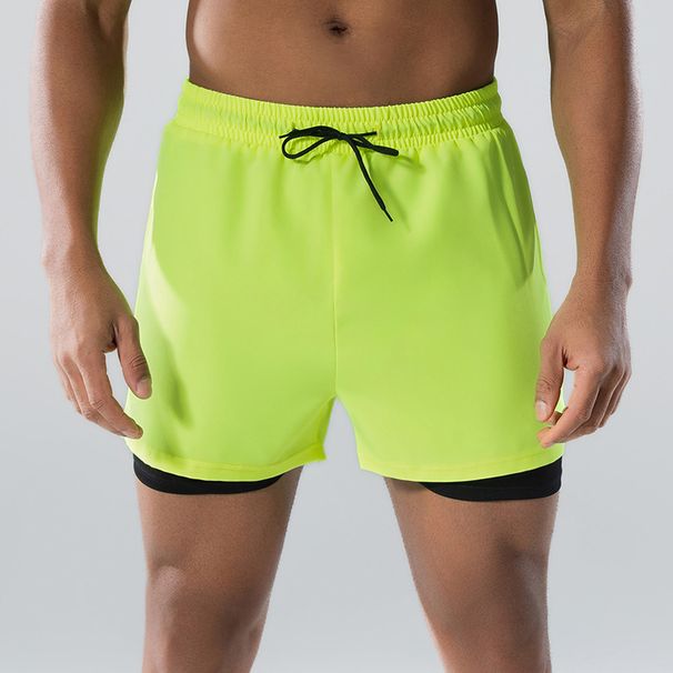 New Men's New Flat-front Discreetly Concealing Double-layer Loose Swimming Pants That Dry Quickly, Large-sized, For Hot Springs And Beaches._viptrois.com