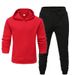 Men's Clothing men's casual sports fitness solid color sweatshirt suit hooded sweatshirt_viptrois.com
