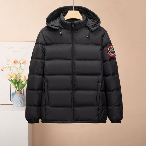 Men's Clothing Men's New Tiger Head Cotton Coat Thickened Hooded Detachable Hat Cotton Coat Middle Aged And Young Men's Short Cotton Coat_viptrois.com