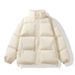Padded Clothes For Men And Women Loose Stand-up Collar Padded Jacket Warm And Thickened Casual Padded Clothes Couple Jacket_viptrois.com