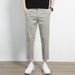 Men's Slim Straight Leg Casual Trousers Pure Cotton Loose Fit Versatile Light Business Style Trendy New Arrival_viptrois.com