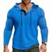 2026 European-USA Style Fashion Hoodies Outerwear Men's Pure Color Long Sleeve Casual Loose Hooded Sweatshirts S-3XL_viptrois.com