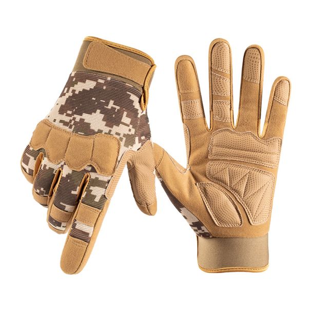 New gloves full finger tactical cycling outdoor sports camouflage touch screen protection training gloves_viptrois.com
