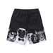 Floral Five-Point Quick-Dry Loose Swim With Inner Lining Plus Size Beach Shorts For Men Summer_viptrois.com