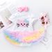 Baby clothes fashion baby children's clothing children's dress baby colourful yarn one-piece dress toddler shoes set_viptrois.com