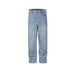 Man's clothing Urban High street pants straight daddy male and female KENIJIMA broad-legged blue cow_viptrois.com
