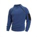 Spring Autumn 2025 European-USA Fashion Outerwear Men's Stand Collar Splicing Long Sleeve Casual Slim Sweatshirts_viptrois.com